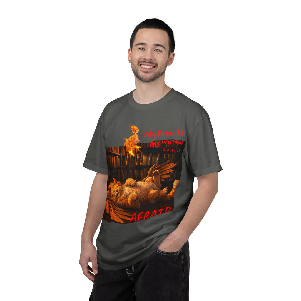 Afraid Roost Graphic T-Shirt — 'My Friends' Chicken Art Tee