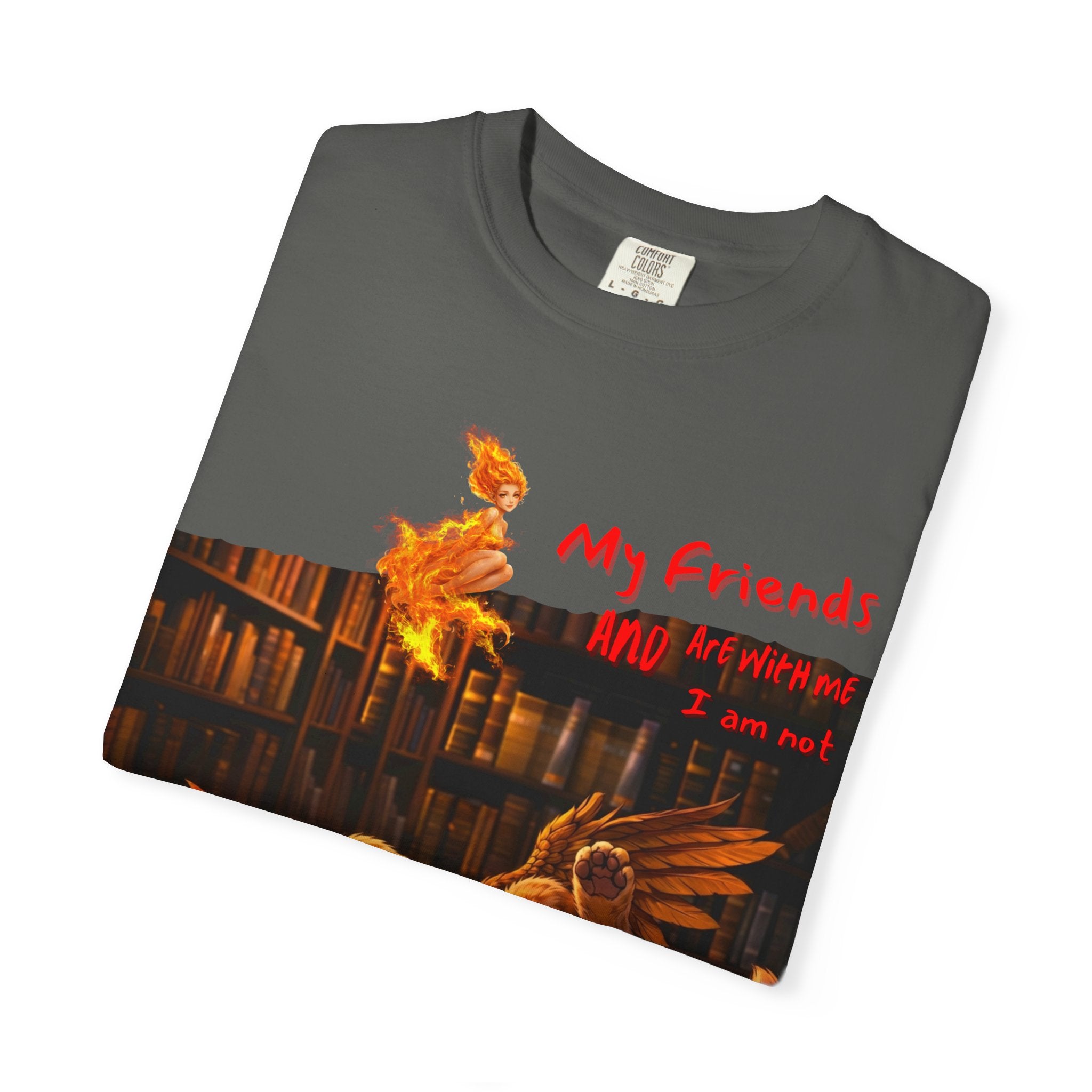 Afraid Roost Graphic T-Shirt — 'My Friends' Chicken Art Tee