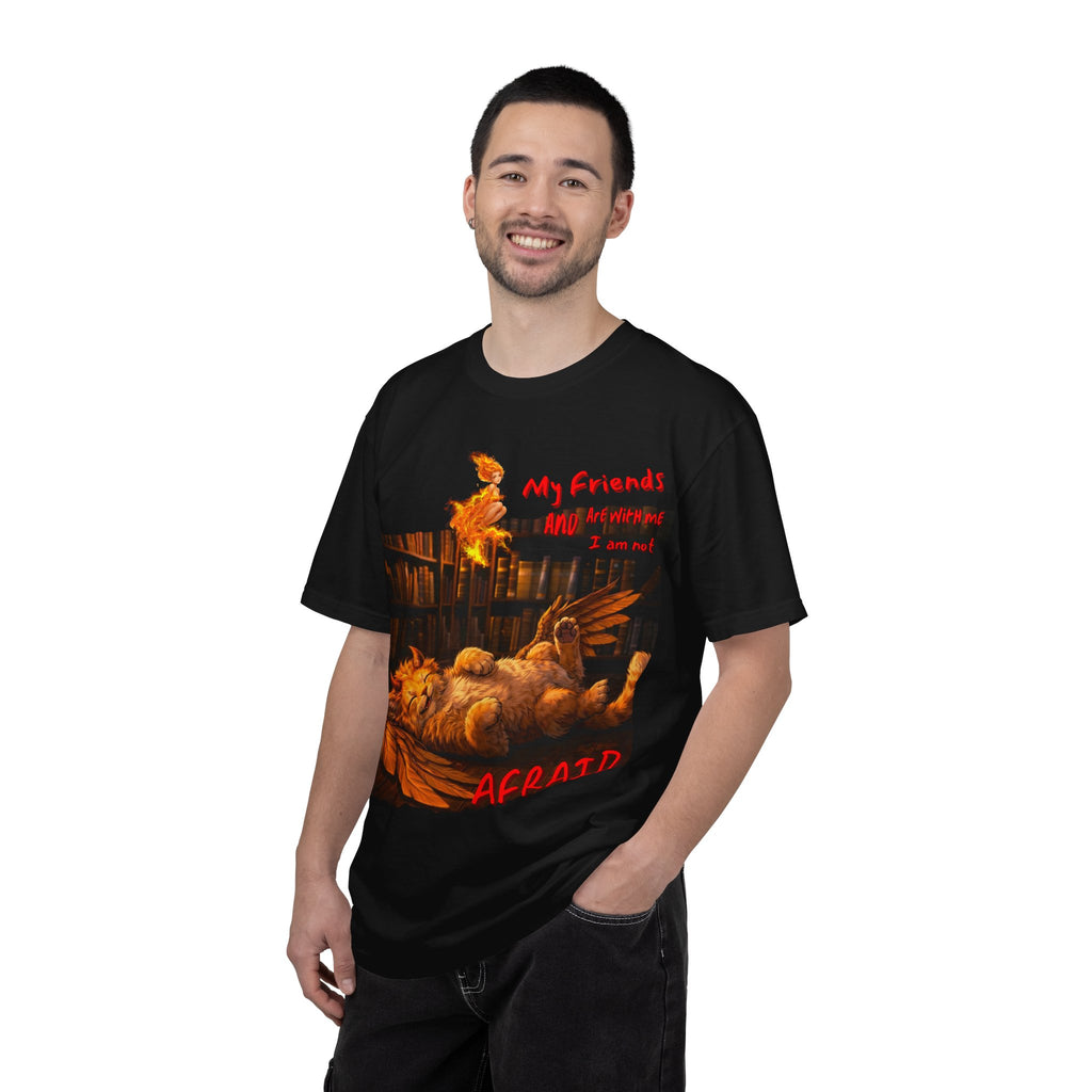 Afraid Roost Graphic T-Shirt — 'My Friends' Chicken Art Tee