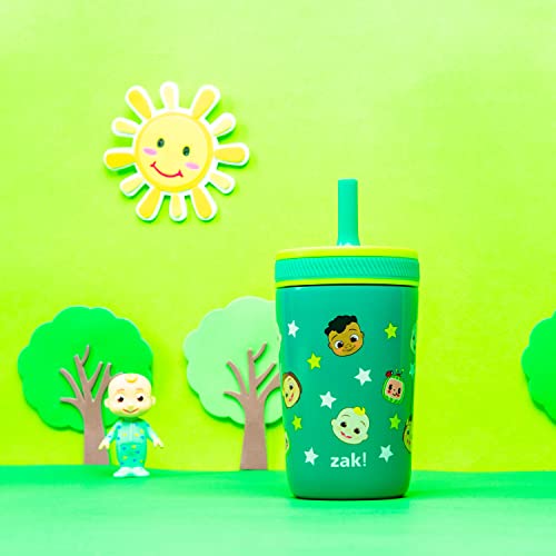 Zak Designs Disney Kelso Toddler Cups For Travel or At Home, 12oz Vacuum Insulated Stainless Steel Sippy Cup With Leak-Proof Design is Perfect For Kids (Mickey Mouse)