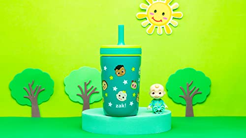 Zak Designs Disney Kelso Toddler Cups For Travel or At Home, 12oz Vacuum Insulated Stainless Steel Sippy Cup With Leak-Proof Design is Perfect For Kids (Mickey Mouse)