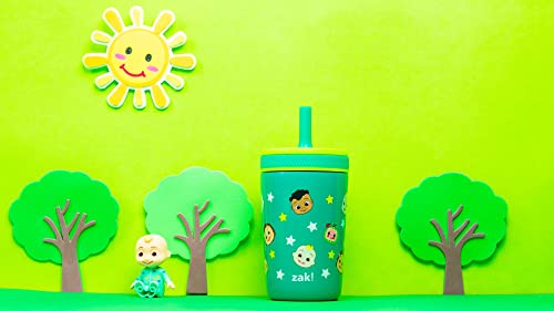 Zak Designs Disney Kelso Toddler Cups For Travel or At Home, 12oz Vacuum Insulated Stainless Steel Sippy Cup With Leak-Proof Design is Perfect For Kids (Mickey Mouse)