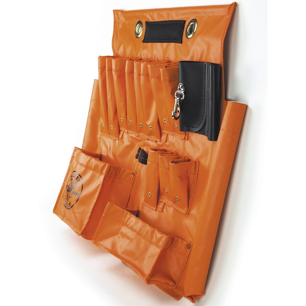 KLEIN TOOLS 51829M Aerial Apron with Magnet, Made in USA