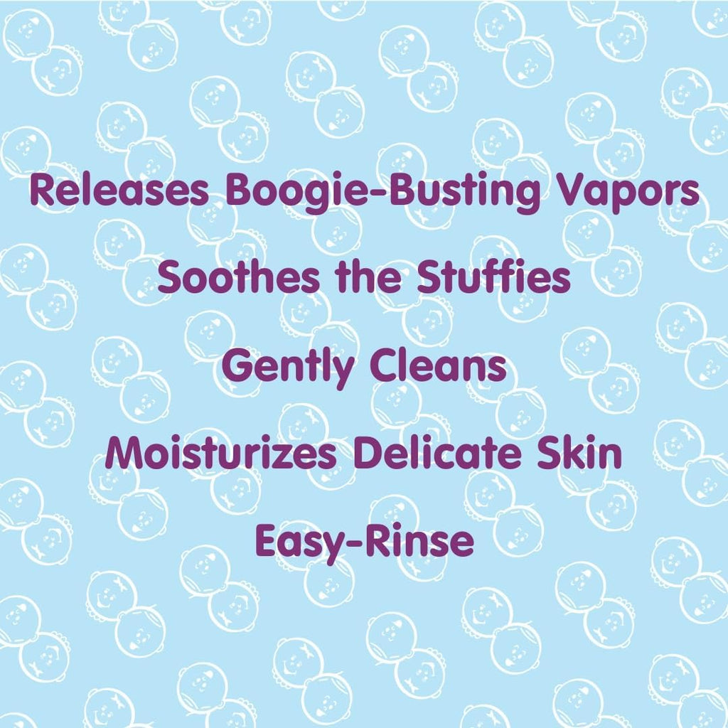 Boogie Kids Botanical Bubble Bath, Soothing Vapor, Made with Natural Essential Oils, Mint Eucalyptus, 18 oz (Pack of 1)