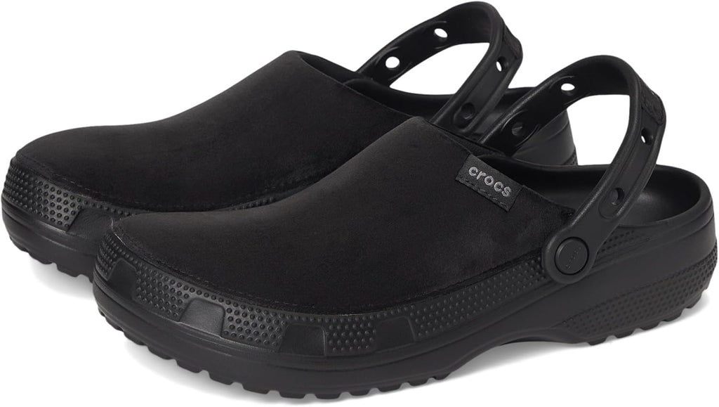 Crocs Unisex-Adult Classic Crafted Canvas & Suede Clogs