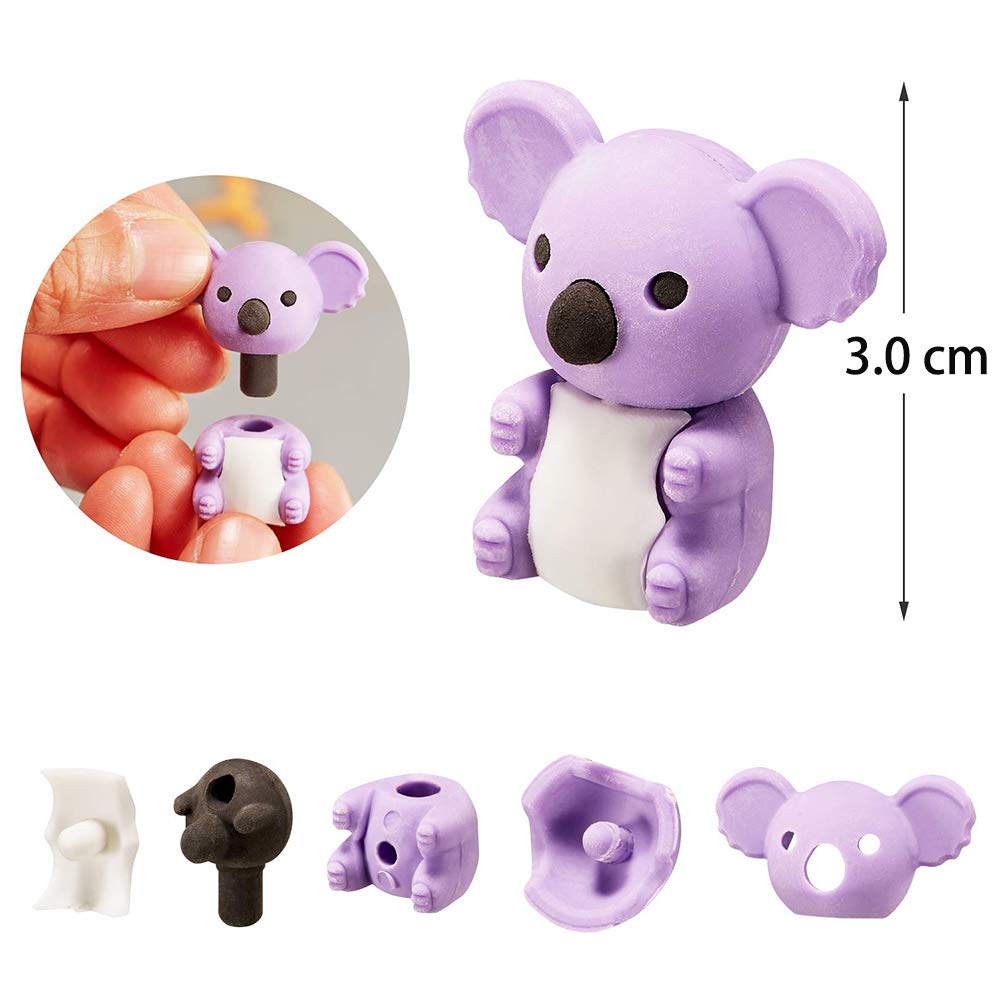 60Pcs Animal Erasers Desk Pets for Kids Animal Pencil Erasers Bulk Puzzle Eraser Toys Gifts for Classroom Prizes,Game Reward,Treasure Box,Easter Egg Fillers,Goodie Bag Stuffers,Party Favors