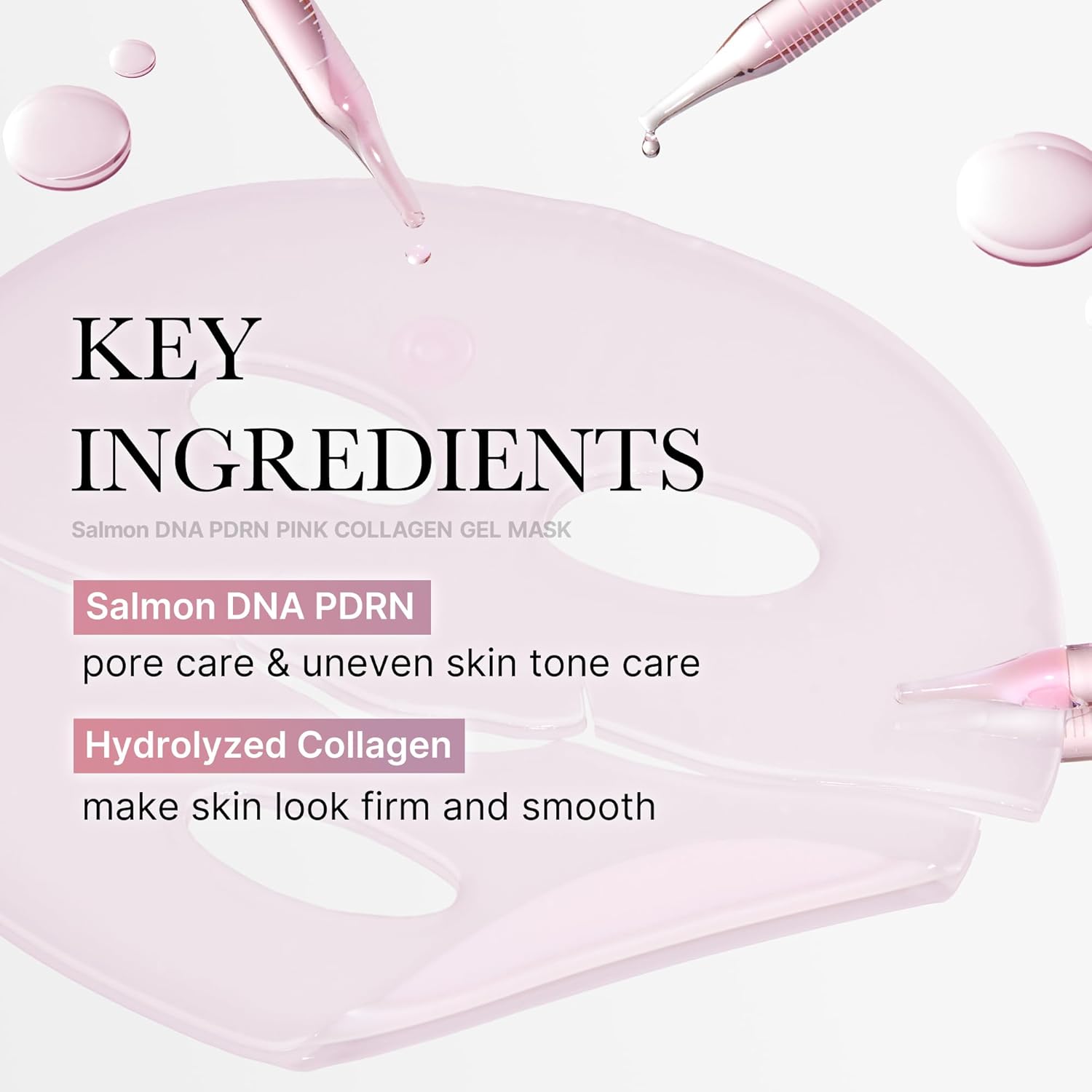 medicube Hydro-Repair Mask Duo: Salmon DNA PDRN Pink Collagen Capsule Cream and Salmon DNA PDRN pink collagen jelly gel mask (4ea)