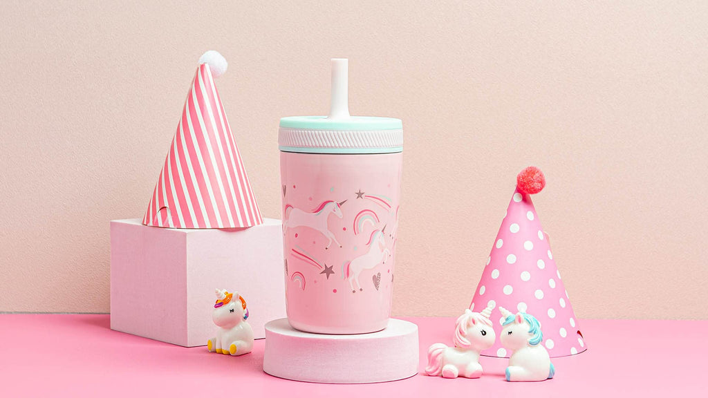 Zak Designs Disney Kelso Toddler Cups For Travel or At Home, 12oz Vacuum Insulated Stainless Steel Sippy Cup With Leak-Proof Design is Perfect For Kids (Mickey Mouse)