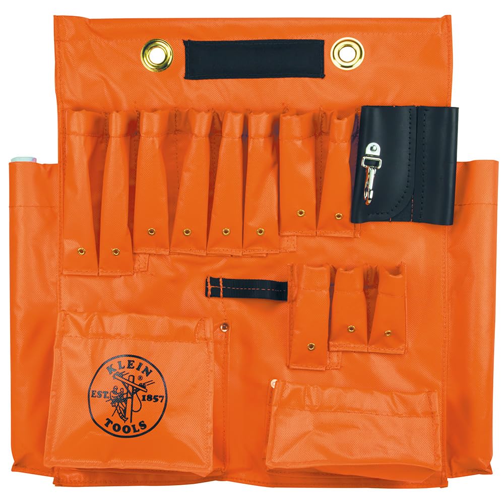 KLEIN TOOLS 51829M Aerial Apron with Magnet, Made in USA