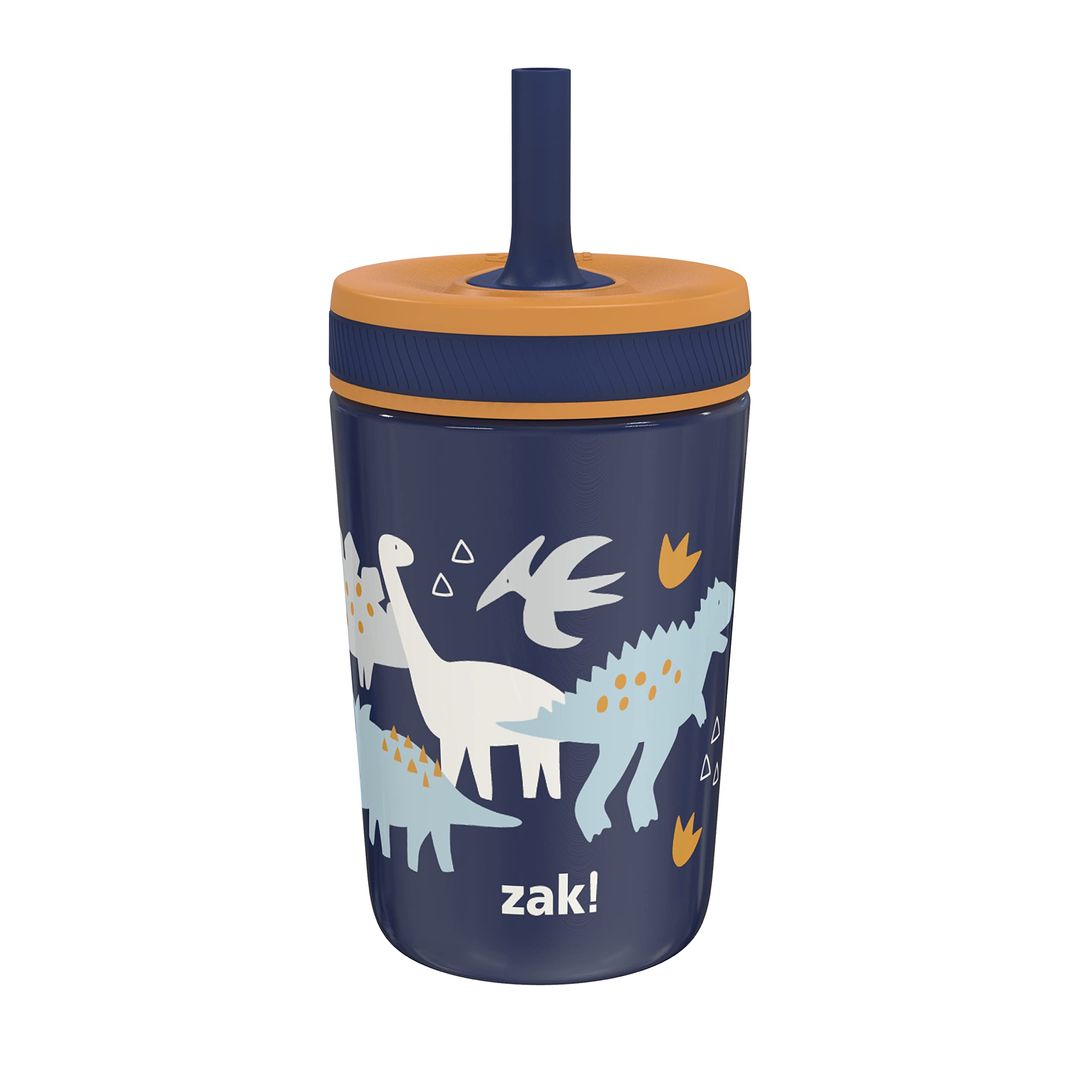 Zak Designs Disney Kelso Toddler Cups For Travel or At Home, 12oz Vacuum Insulated Stainless Steel Sippy Cup With Leak-Proof Design is Perfect For Kids (Mickey Mouse)