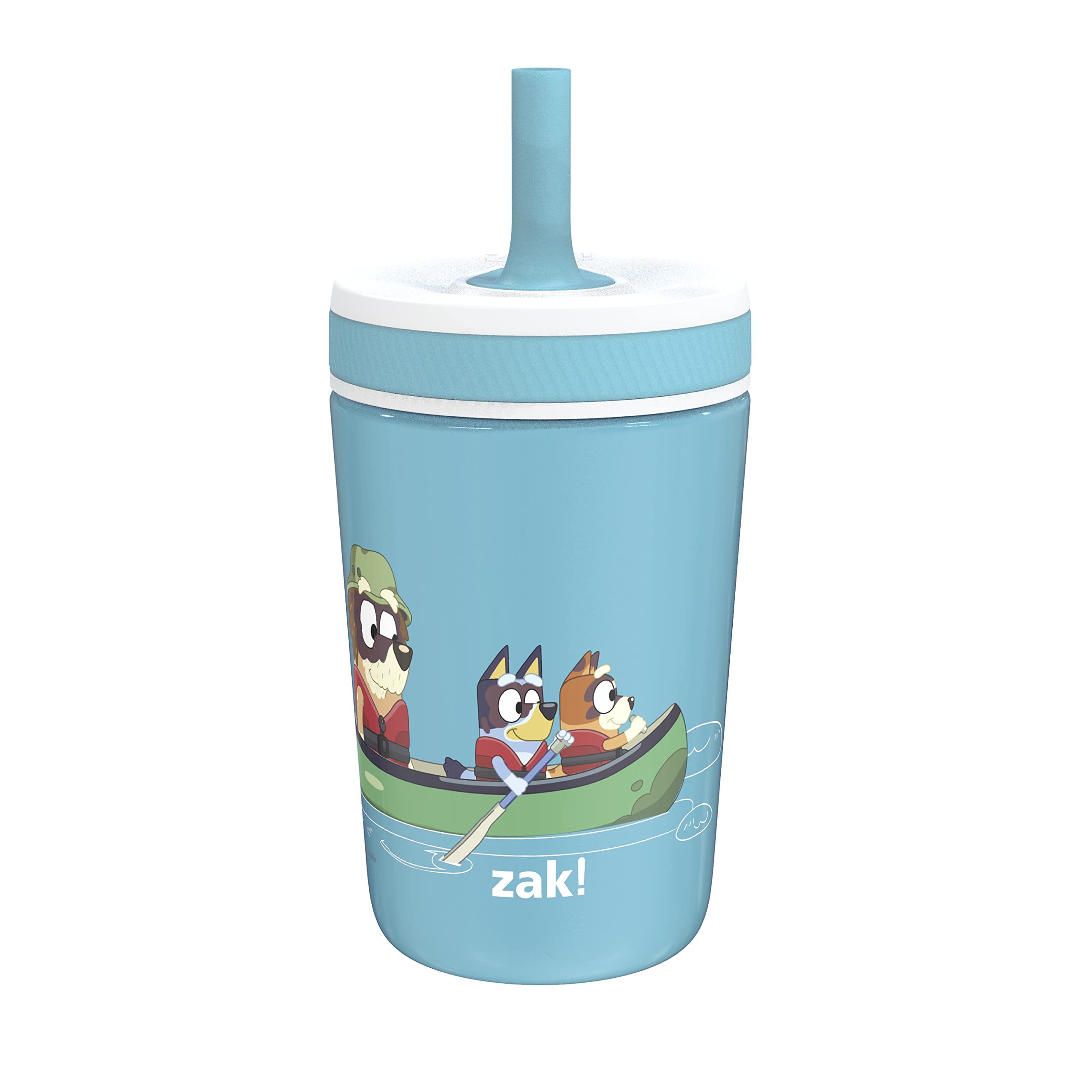 Zak Designs Disney Kelso Toddler Cups For Travel or At Home, 12oz Vacuum Insulated Stainless Steel Sippy Cup With Leak-Proof Design is Perfect For Kids (Mickey Mouse)
