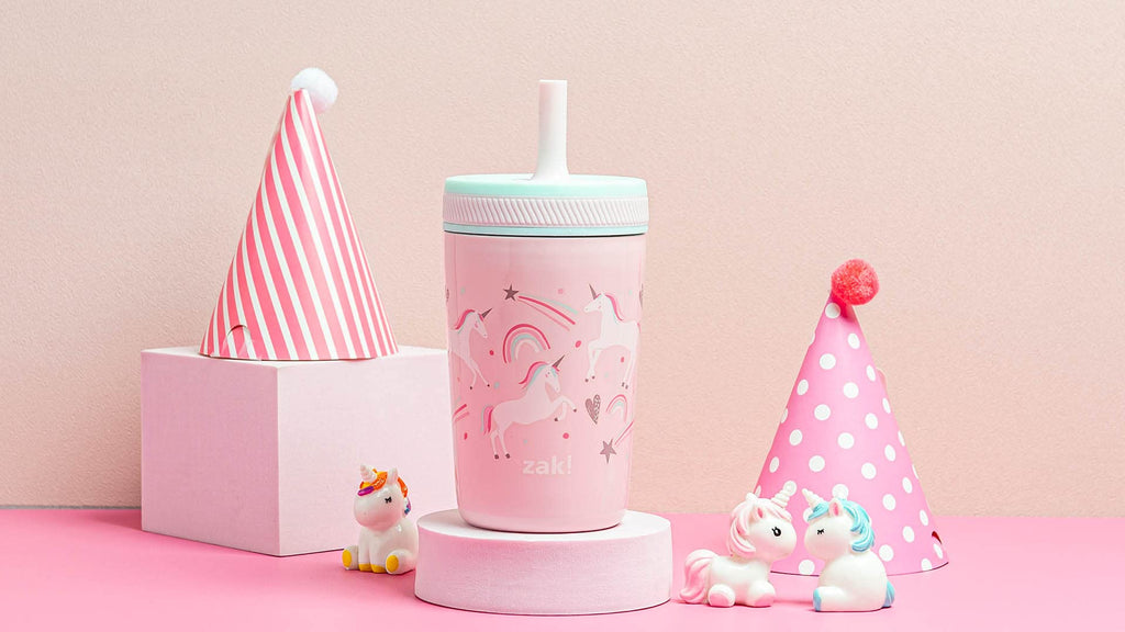 Zak Designs Disney Kelso Toddler Cups For Travel or At Home, 12oz Vacuum Insulated Stainless Steel Sippy Cup With Leak-Proof Design is Perfect For Kids (Mickey Mouse)