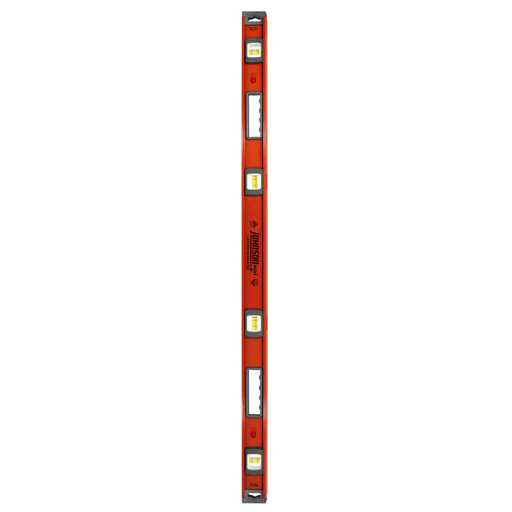 Johnson Level & Tool 1254-2400 Magnetic Heavy Duty I-Beam Aluminum, 24", Orange, 1 Level