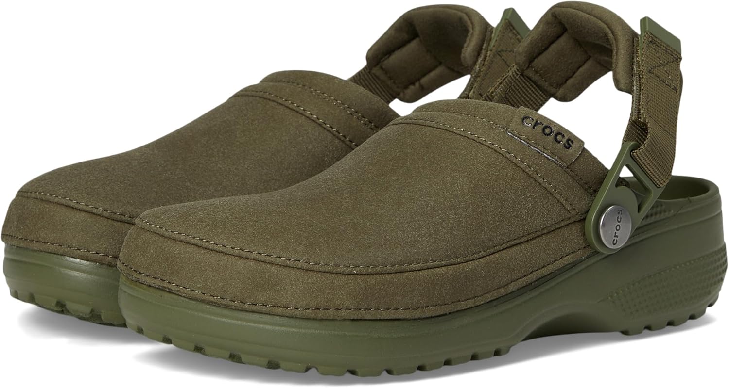 Crocs Unisex-Adult Classic Crafted Canvas & Suede Clogs