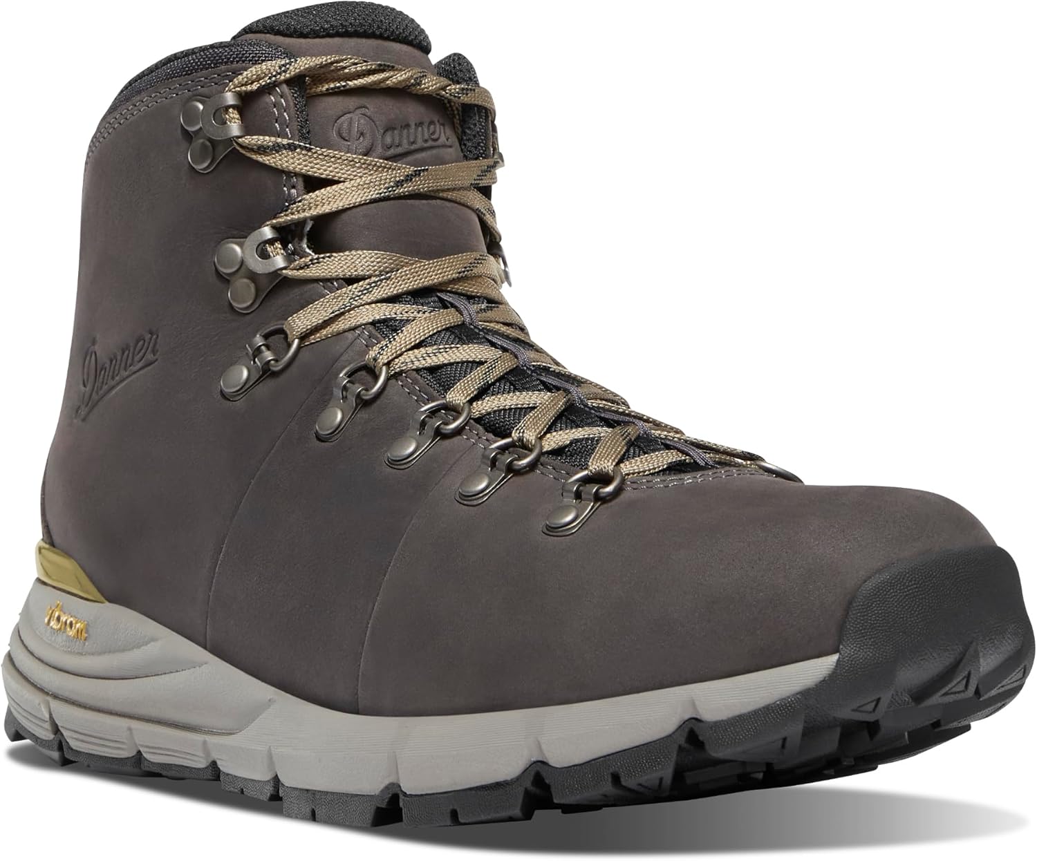 Danner Mountain 600 Leaf Gore-Tex Hiking Boots for Men - Ortholite Tripe Density Footbed - Waterproof Quick Dry Barrier - Vibram SPE Midsole - Full Grain Leather Upper - Traction Outsole