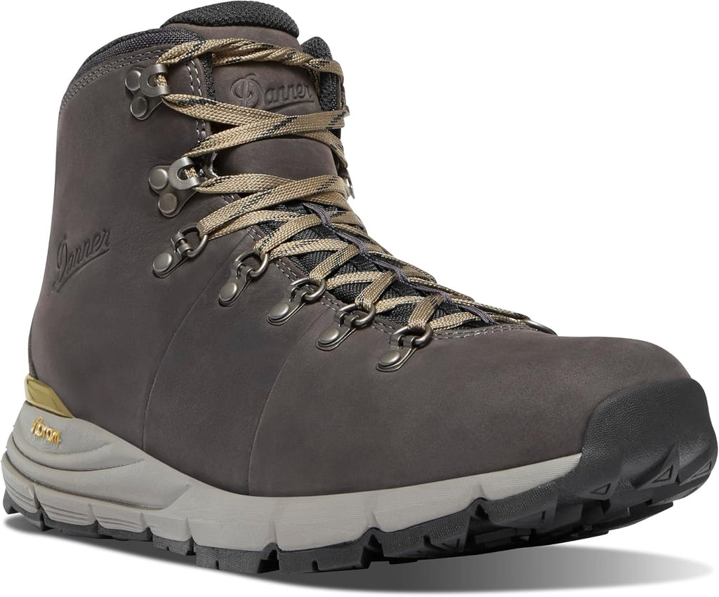Danner Mountain 600 Leaf Gore-Tex Hiking Boots for Men - Ortholite Tripe Density Footbed - Waterproof Quick Dry Barrier - Vibram SPE Midsole - Full Grain Leather Upper - Traction Outsole