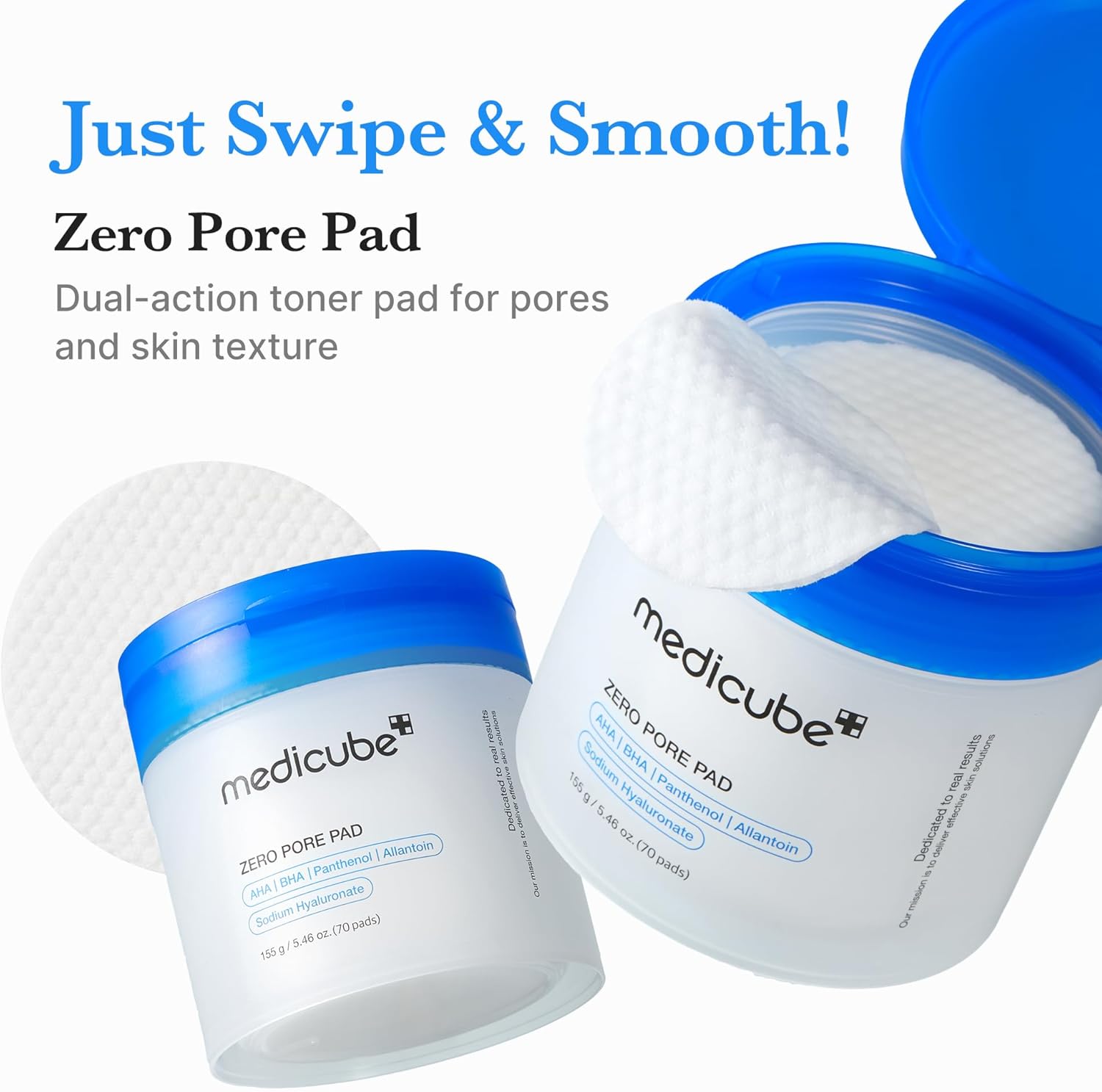 medicube Affordable Trio for Pore & Texture Care: Zero Pore Pads 2.0 and Zero Exosome Shot 7,500 PPM Spicule Facial Serum and Collagen Jelly Cream(50ml) | Korean Skincare Set, Gift Sets
