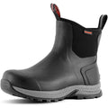 Showave Men's Rain Boots Waterproof Excursion Rubber Boots Insulated Mud Booties for Trekking Gardening Farming Camping Fishing and Chore Work