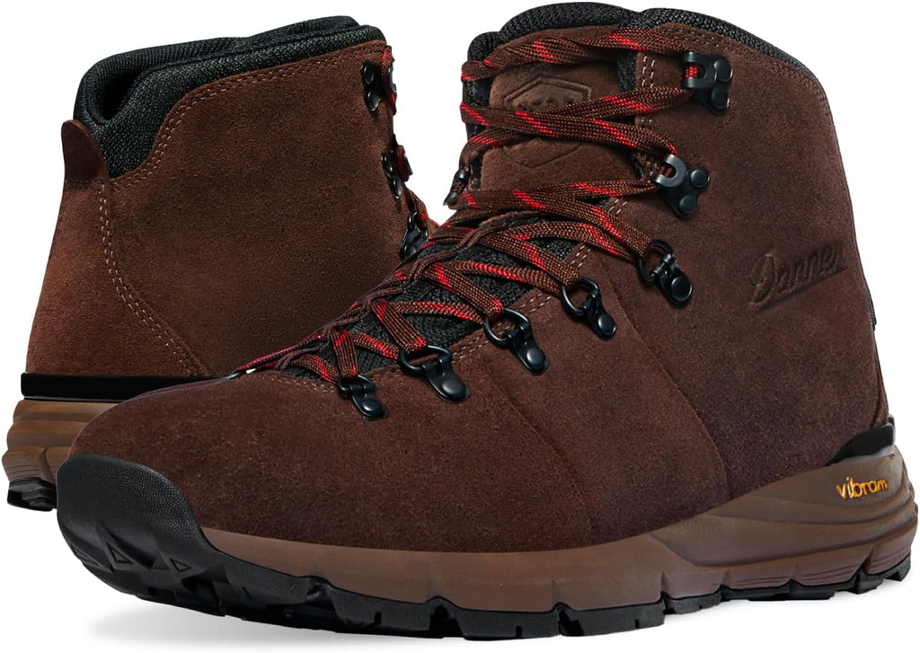Danner Mountain 600 Leaf Gore-Tex Hiking Boots for Men - Ortholite Tripe Density Footbed - Waterproof Quick Dry Barrier - Vibram SPE Midsole - Full Grain Leather Upper - Traction Outsole