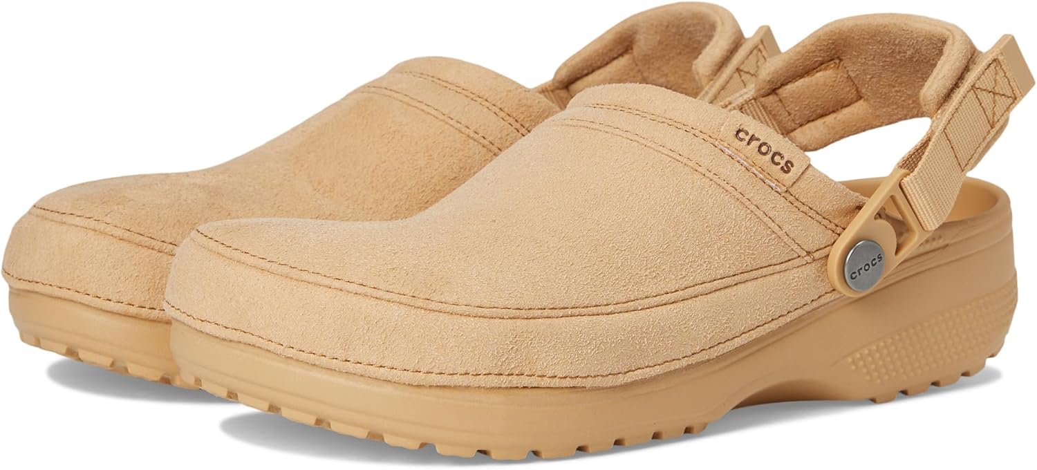 Crocs Unisex-Adult Classic Crafted Canvas & Suede Clogs