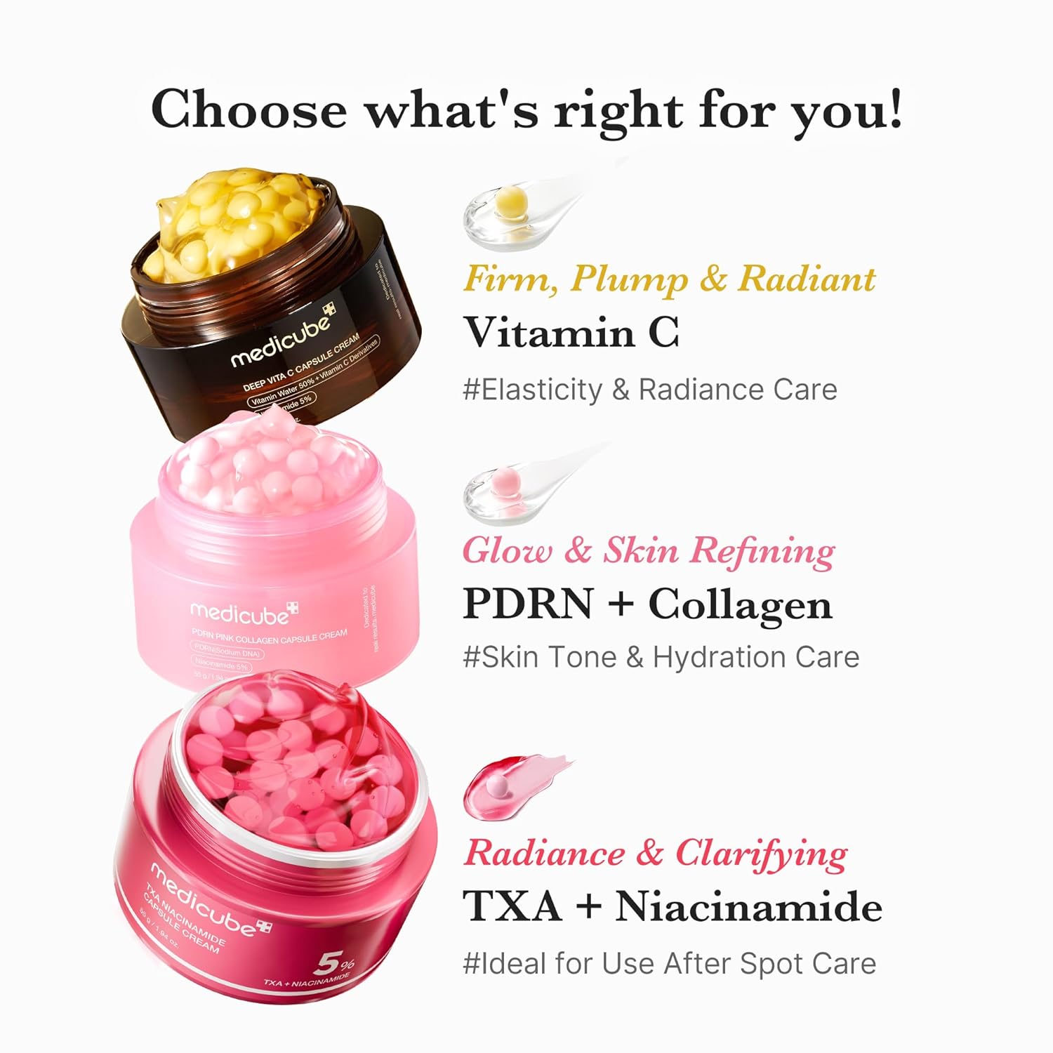 medicube Hydro-Repair Mask Duo: Salmon DNA PDRN Pink Collagen Capsule Cream and Salmon DNA PDRN pink collagen jelly gel mask (4ea)