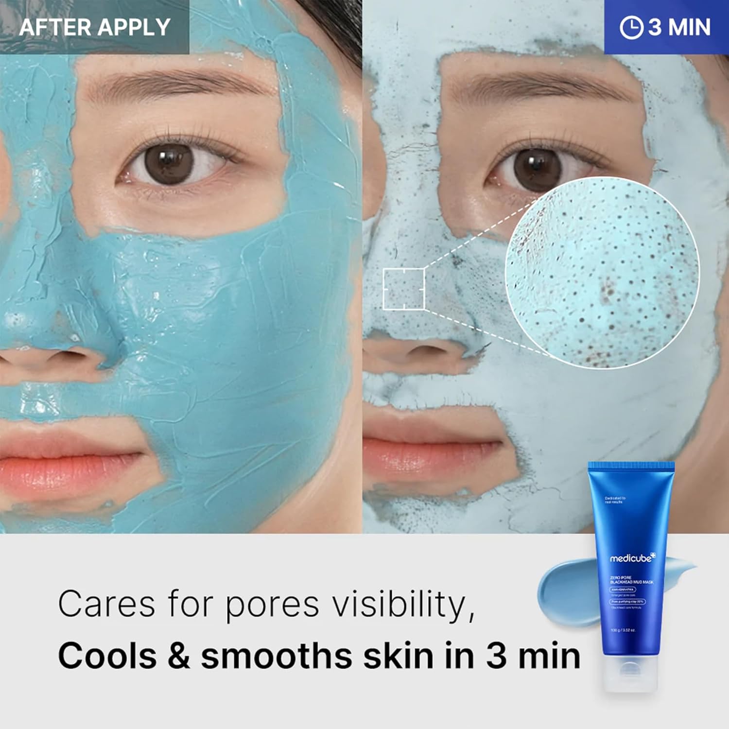 Medicube Korean Viral Glass Skin Mask Duo: Collagen Overnight Wrapping Peel Off Facial Mask Pack and Zero Pore Blackhead Mud Facial Mask and Jelly Brush | Gifts for Women, Skin Care Set