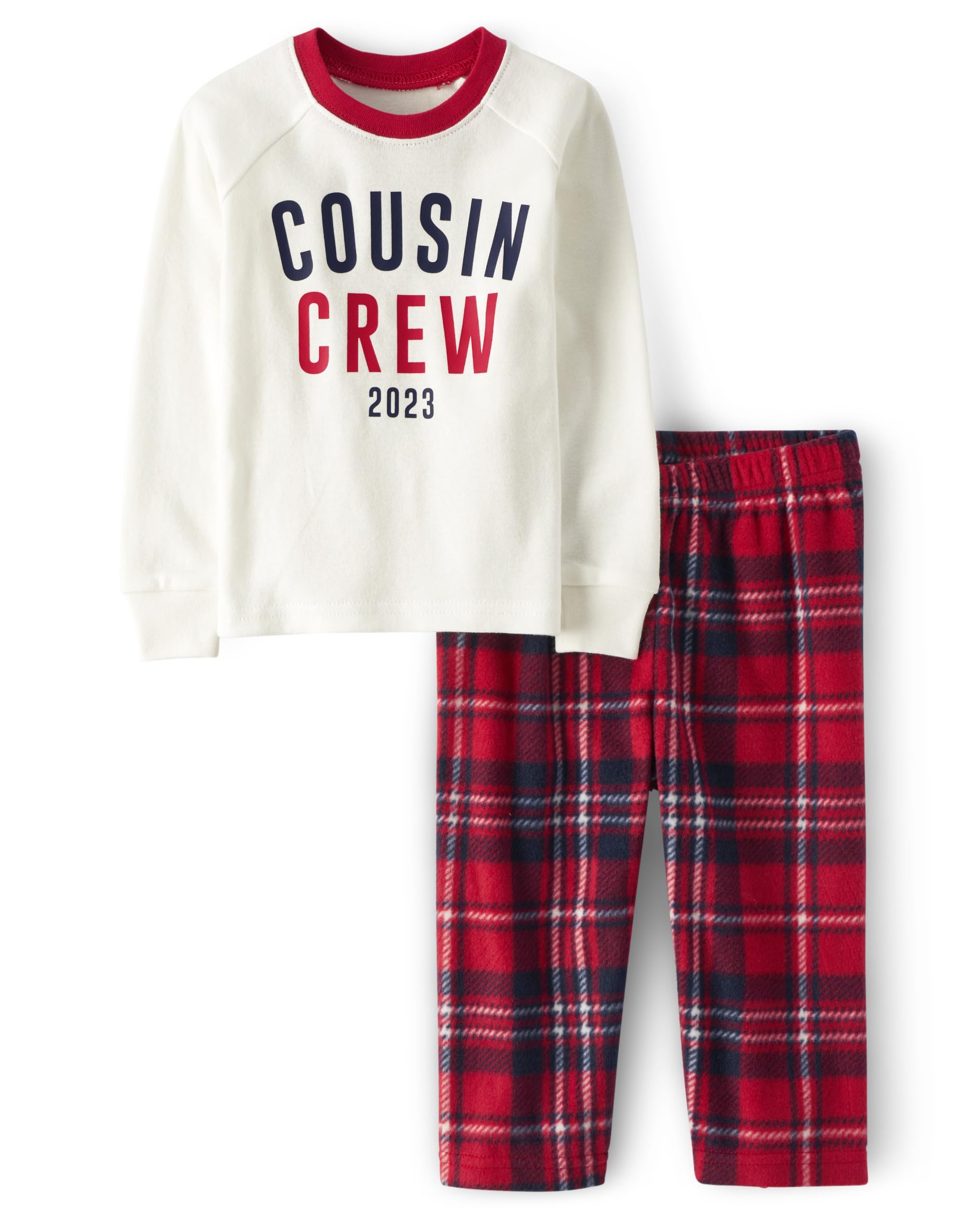 The Children's Place unisex-baby And Kids, Sibling Matching, Christmas Pajama Sets, Fleece