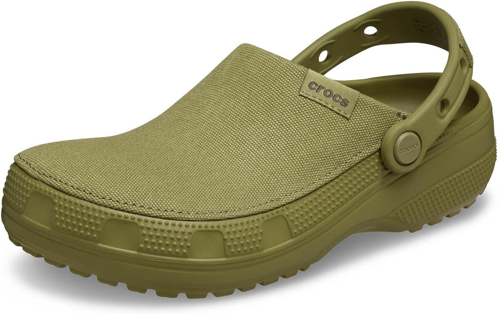 Crocs Unisex-Adult Classic Crafted Canvas & Suede Clogs