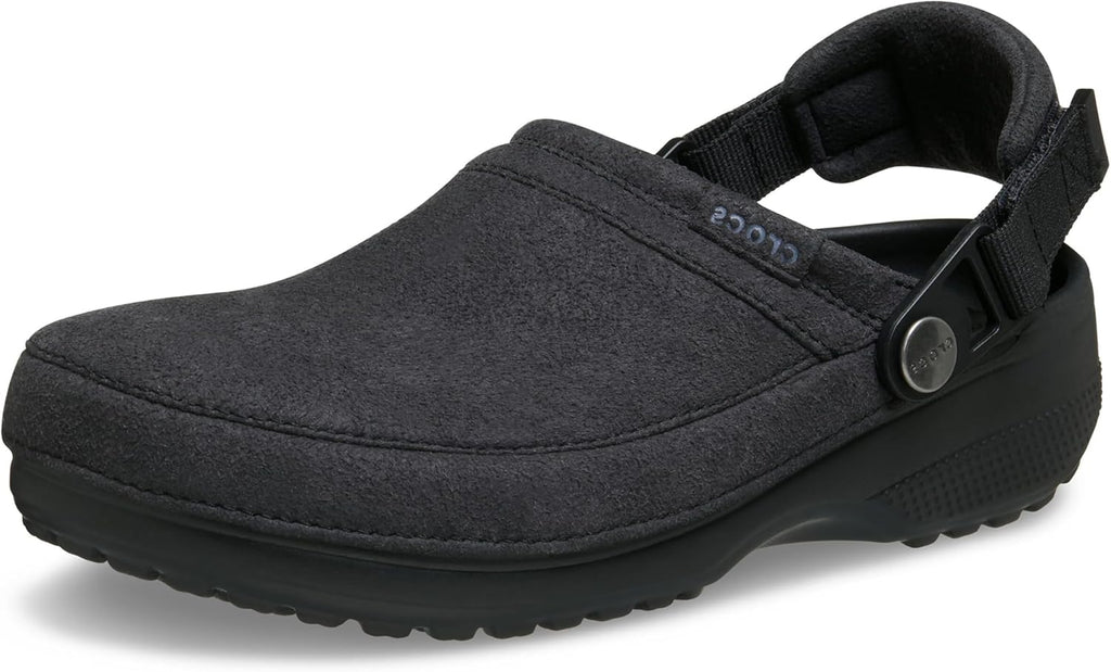 Crocs Unisex-Adult Classic Crafted Canvas & Suede Clogs
