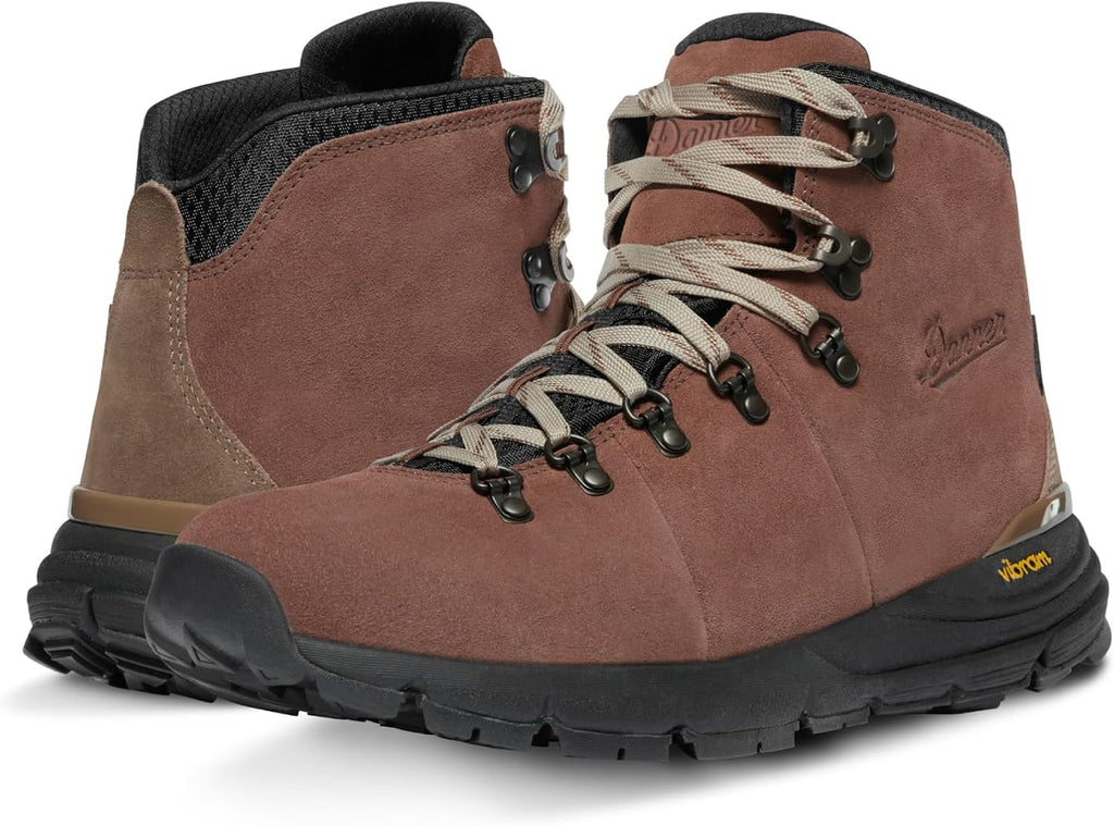 Danner Mountain 600 Leaf Gore-Tex Hiking Boots for Men - Ortholite Tripe Density Footbed - Waterproof Quick Dry Barrier - Vibram SPE Midsole - Full Grain Leather Upper - Traction Outsole