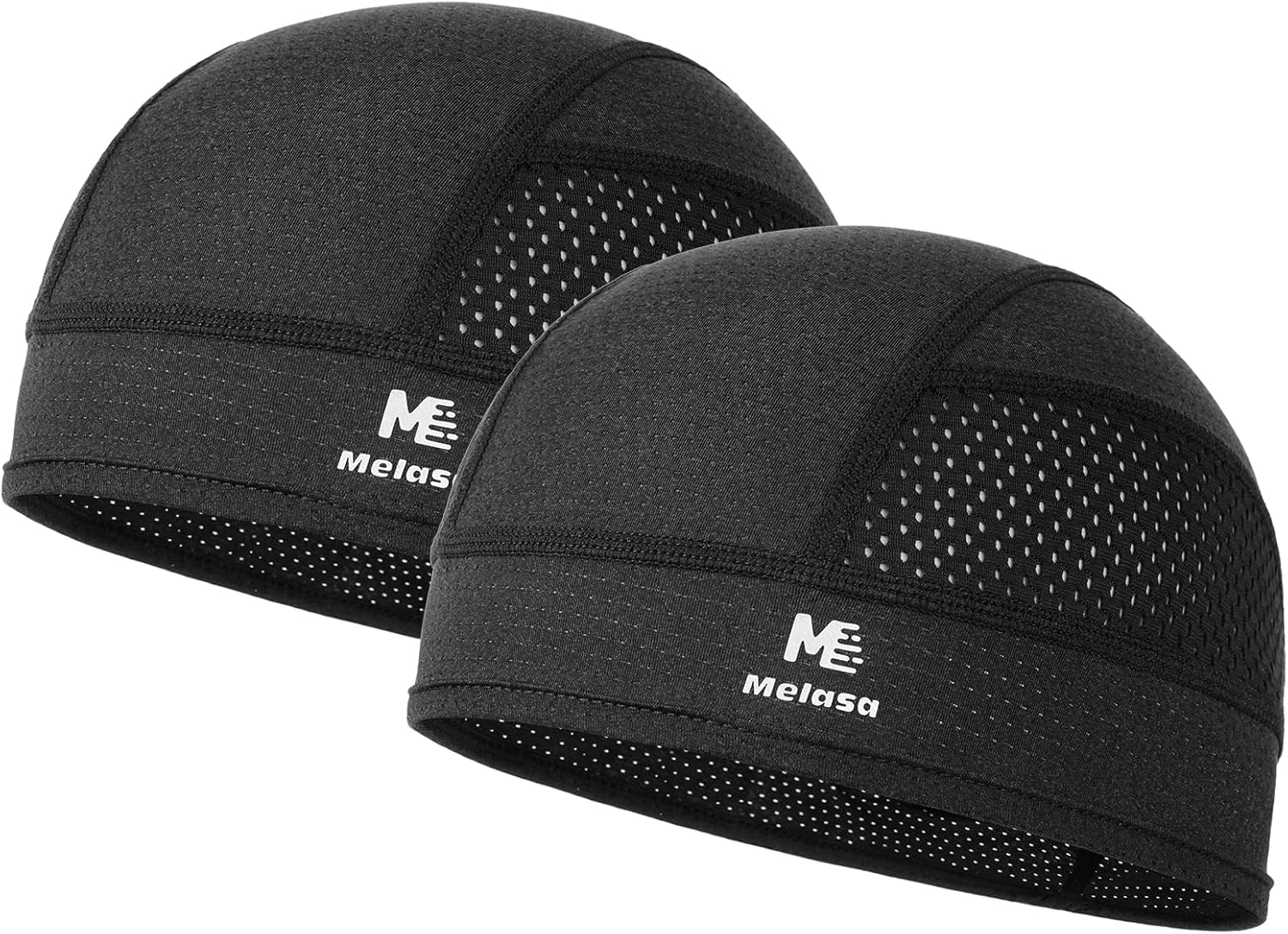 MELASA Cooling Skull Caps Helmet Liner, Lightweight Mesh Under Helmet Cycling Motorcycle Hard Hat Sweat Liner for Men Women