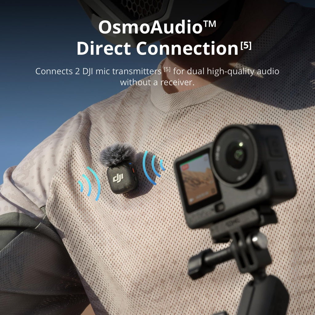 DJI Osmo Action 6 Enhanced Combo, Action Camera with 1/1.1″ Square Sensor, Variable Aperture of f/2.0–f/4.0, Extended Battery Life with 2 Batteries, Action Camera 8K for Extended Outdoor Filming