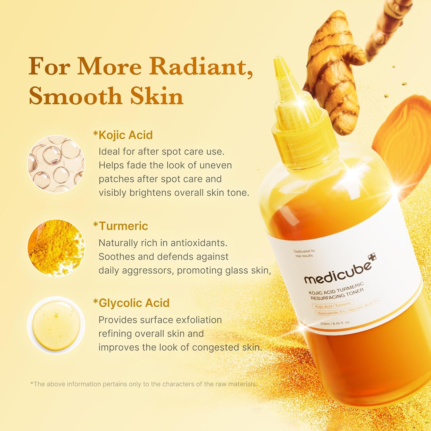 medicube Kojic Acid Body Wash & Tone Duo: Kojc Acid Turmeric Brightening Body Wash and Smothing Toner for Face & Body | Shower 2 Step Routine for Clearer, Brighter Body Skin