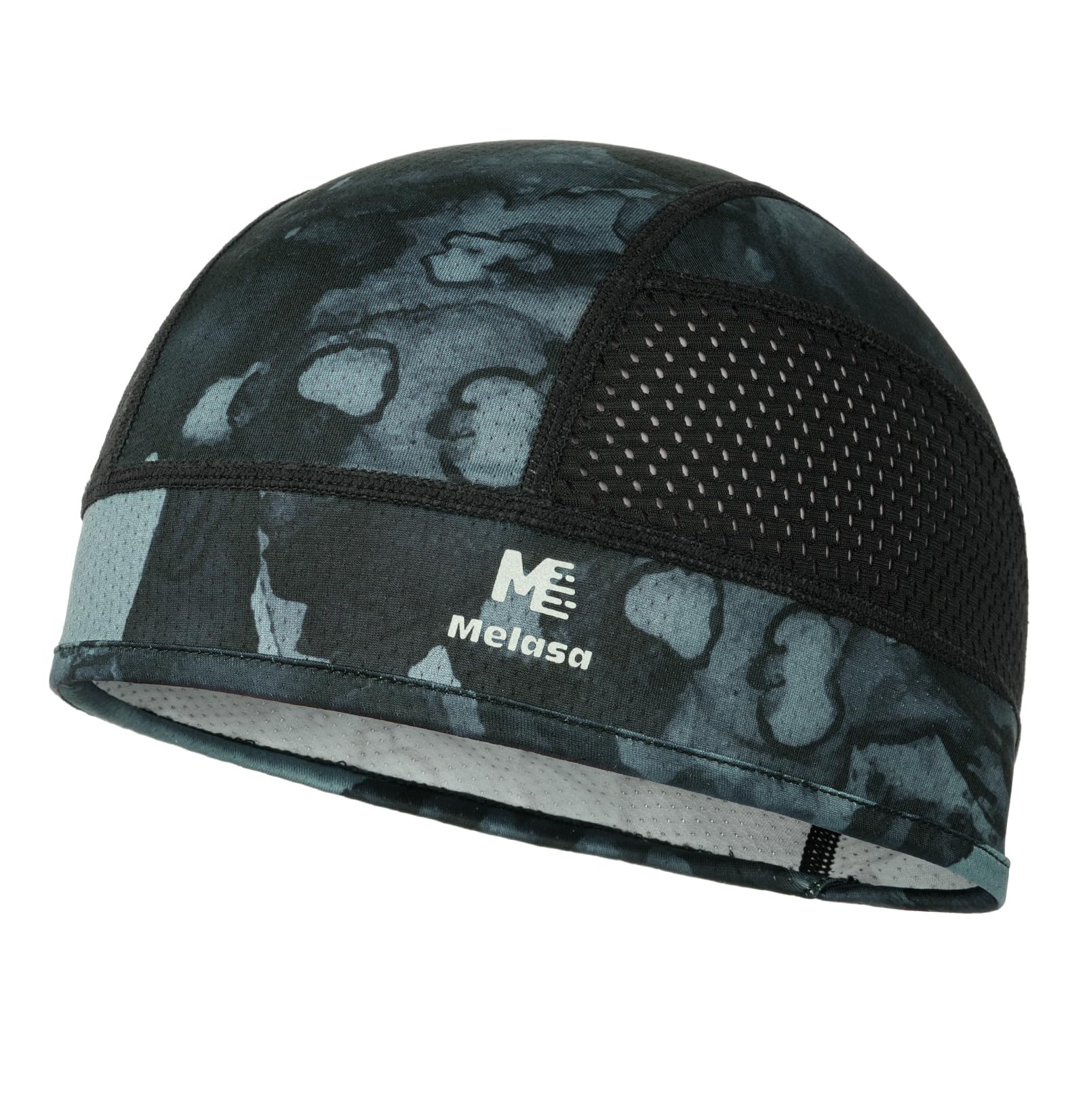 MELASA Cooling Skull Caps Helmet Liner, Lightweight Mesh Under Helmet Cycling Motorcycle Hard Hat Sweat Liner for Men Women